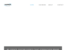 Tablet Screenshot of harbor-entertainment.com
